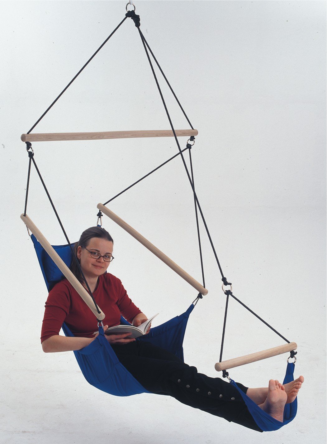 Byer of Maine Swinger hanging Chair Blue # A211004 Best Seller - Swings N'  Hammocks